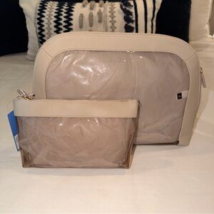NWT - Elegant Cream Women's Bag Set